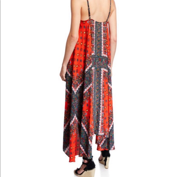 🔥Nanette Lepore printed v neck maxi dress - Picture 2 of 5